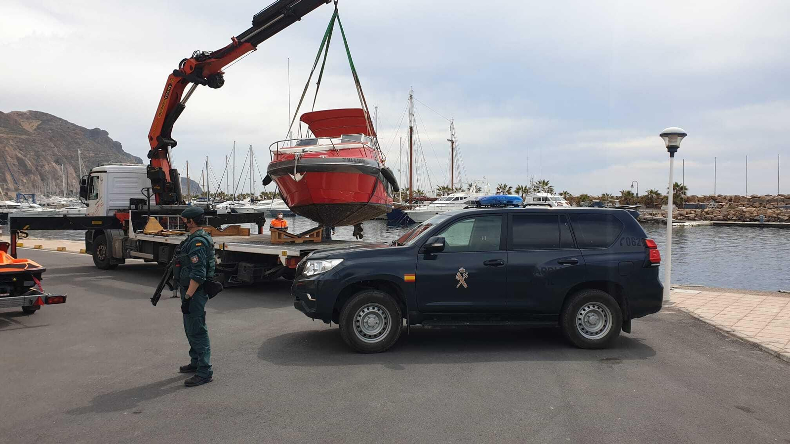 Más de una tonelada de hachís intervenidas y 20 detenidos por narcotráfico internacional en Almería