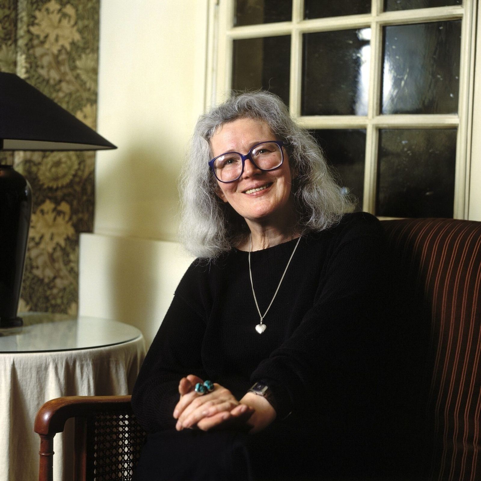 La escritora, periodista y antóloga Angela Carter (1940-1992).