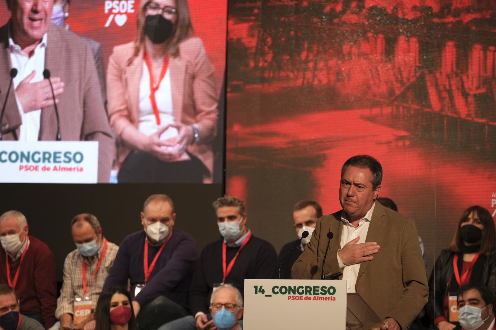 Imágenes del 14 Congreso Provincial PSOE de Almería. El Parador (Almería)