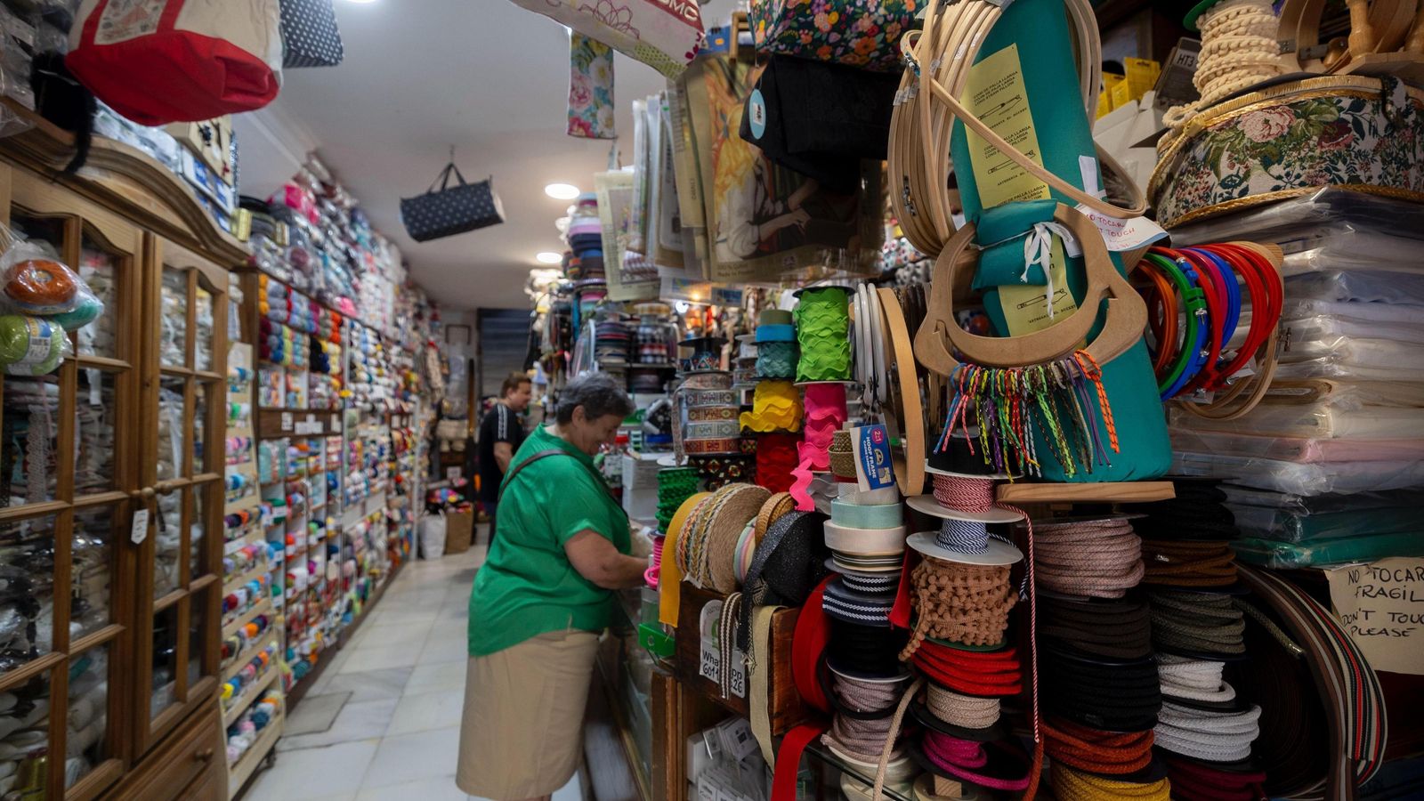 La Mercería, uno de los negocios veteranos de la calle San Francisco.