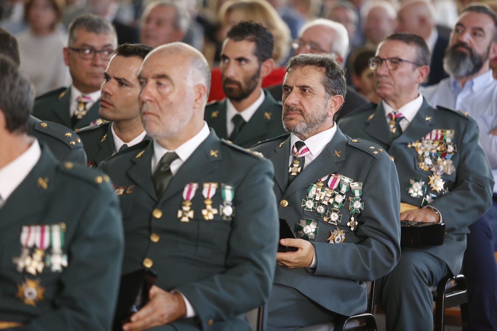 Imágenes del acto de celebración de la patrona de la Guardia Civil