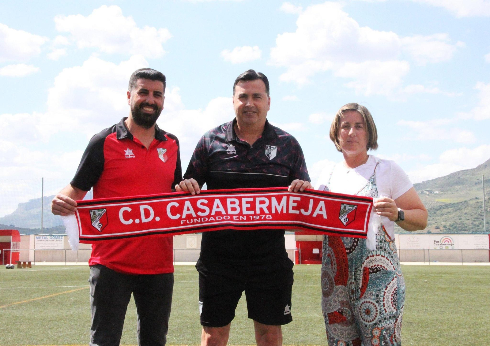 Pepelu, en su presentación como director deportivo de la entidad casabermejeña.