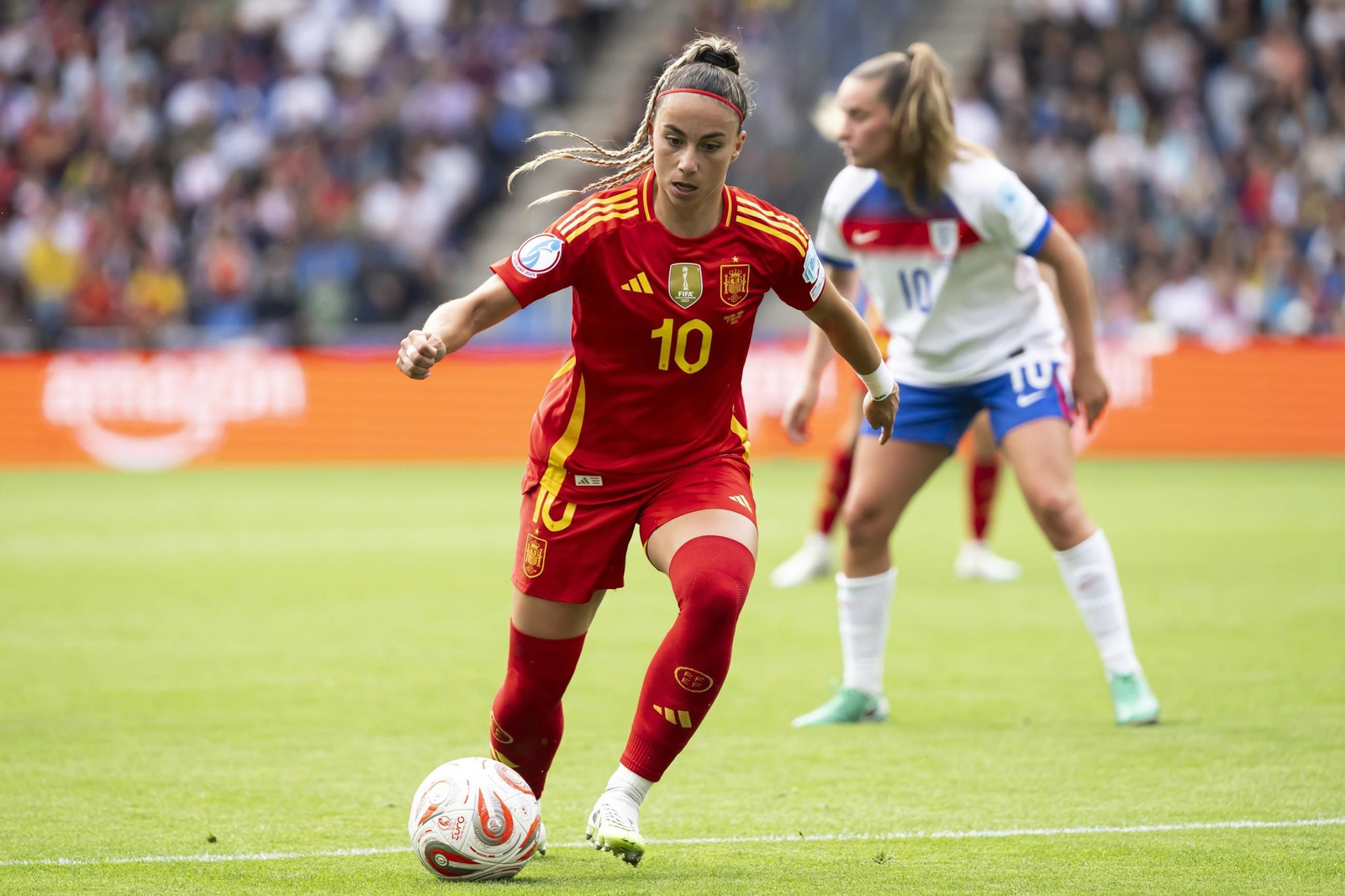 Las mejores imágenes de la final España - Inglaterra de la Eurocopa femenina