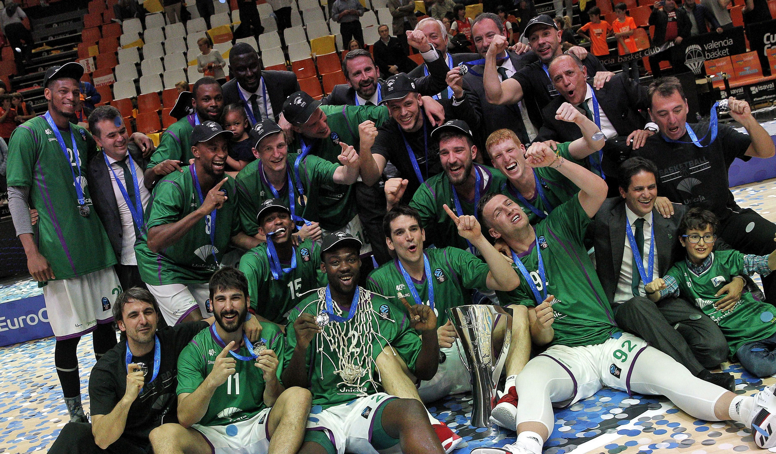 El Valencia Basket-Unicaja del partido definitivo de la final de la Eurocup, en imágenes