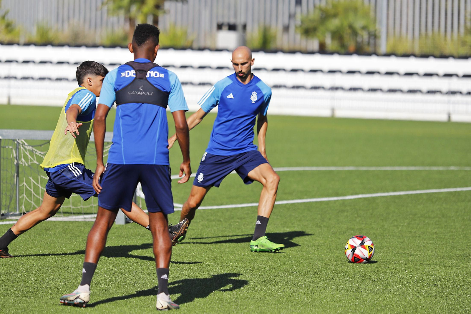 Imágenes del entrenamiento del Recreativo de Huelva