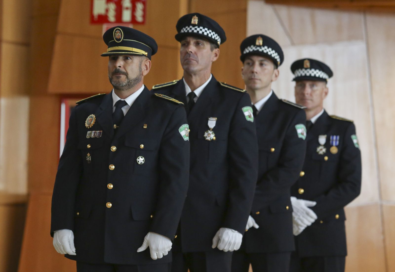 Policías locales homenajeados en el Día del Patrón