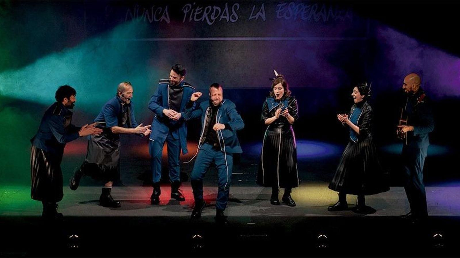 Representación de 'El que tropieza y no cae'.