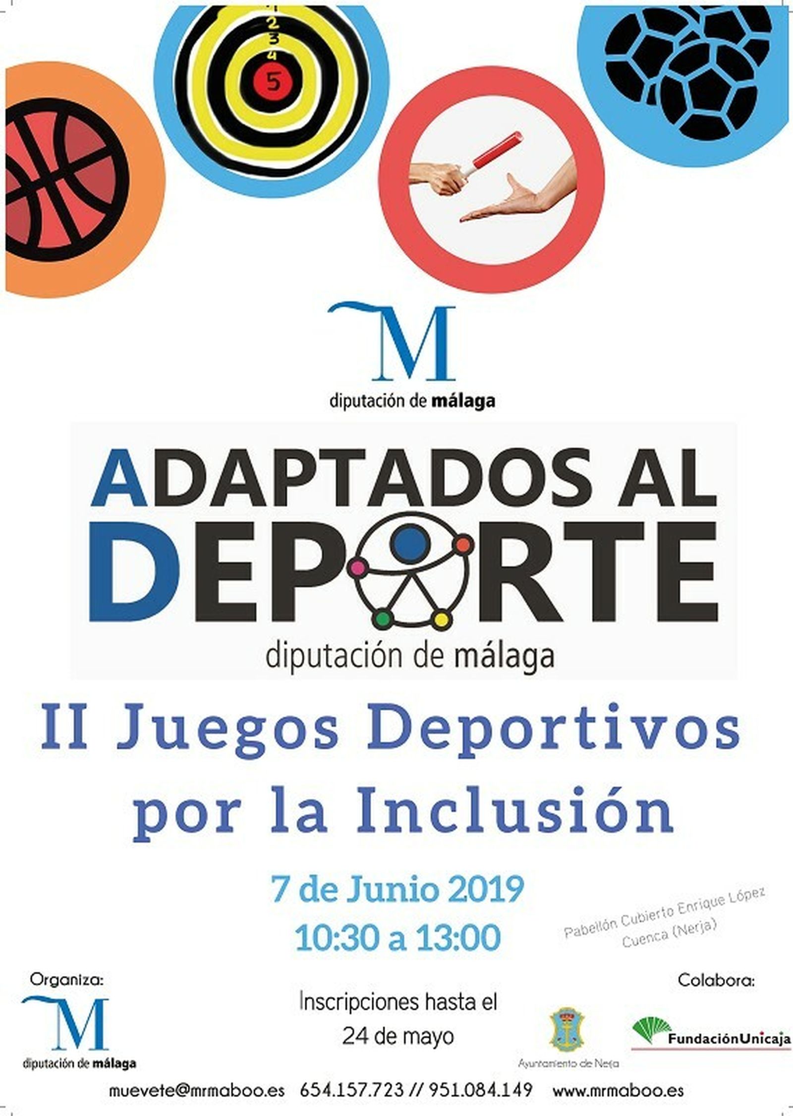Segunda edición de los Juegos Deportivos por la Inclusión de Nerja.