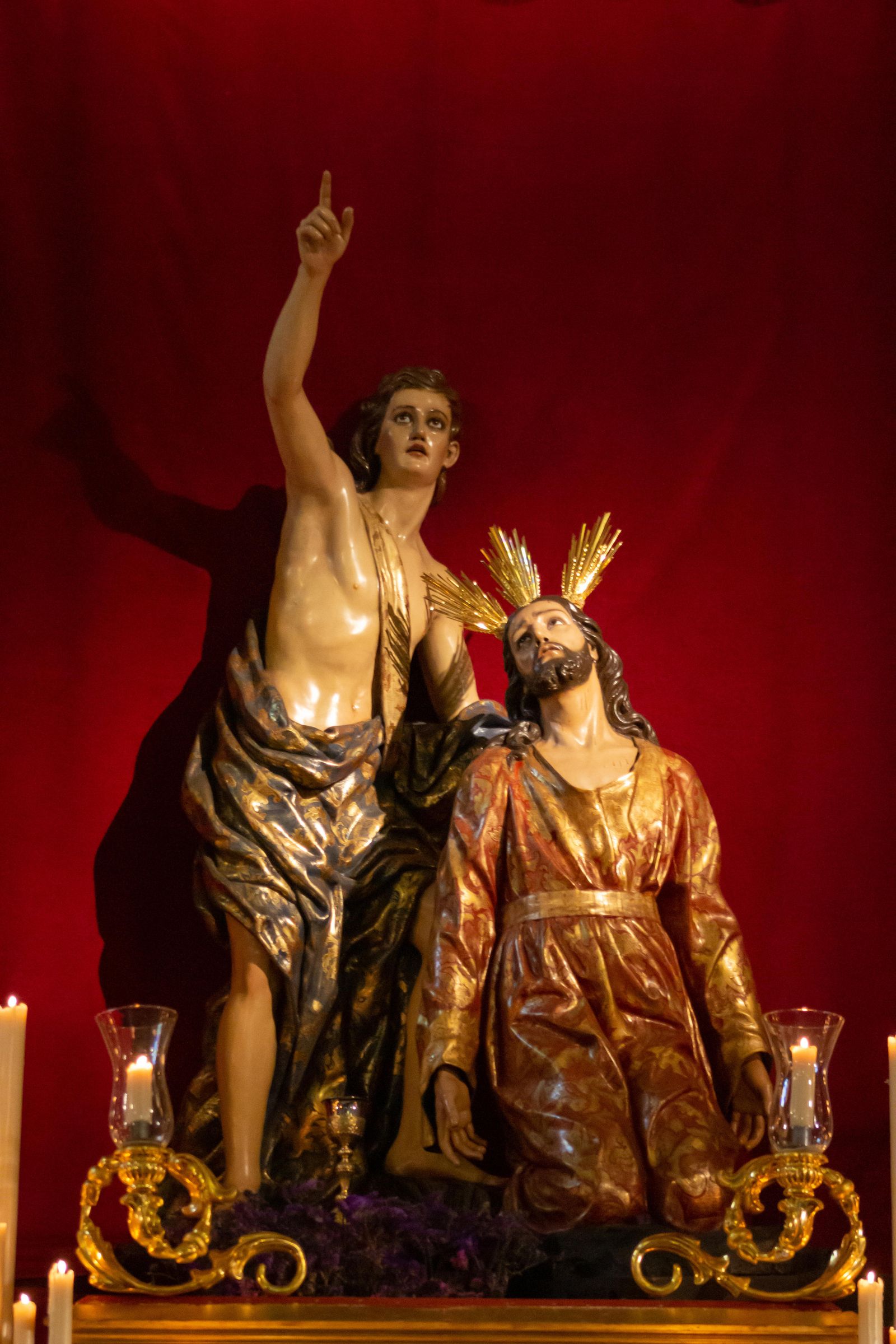 Imágenes de la hermandad del Huerto en las Comendadoras