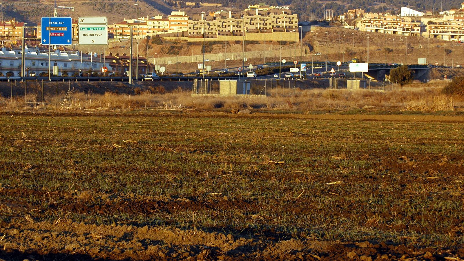 Imagen de la Ronda Sur en sus primeros años