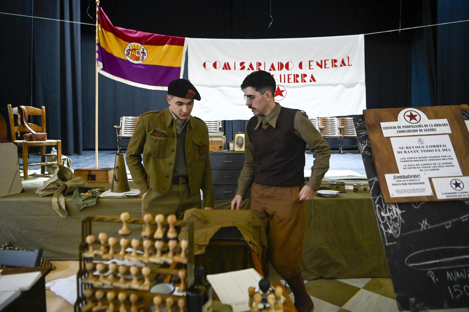 Las mejores imágenes de la recreación de un hospital durante la Guerra Civil en Beas de Granada
