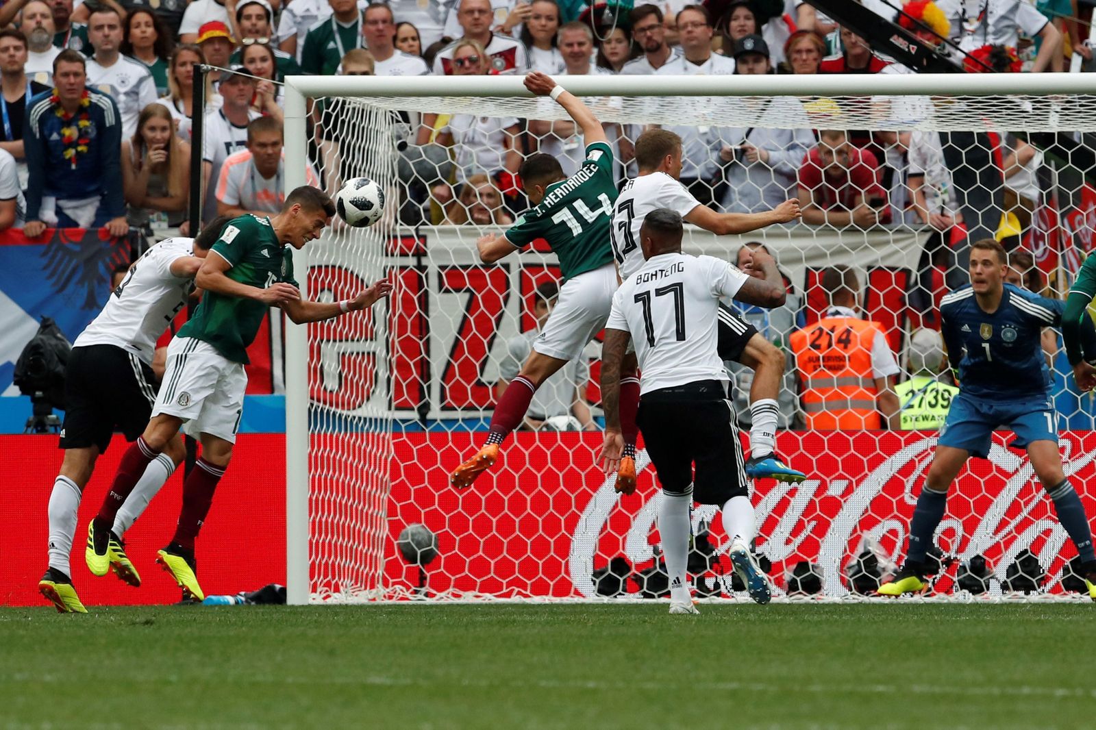 Las imágenes del Alemania-México