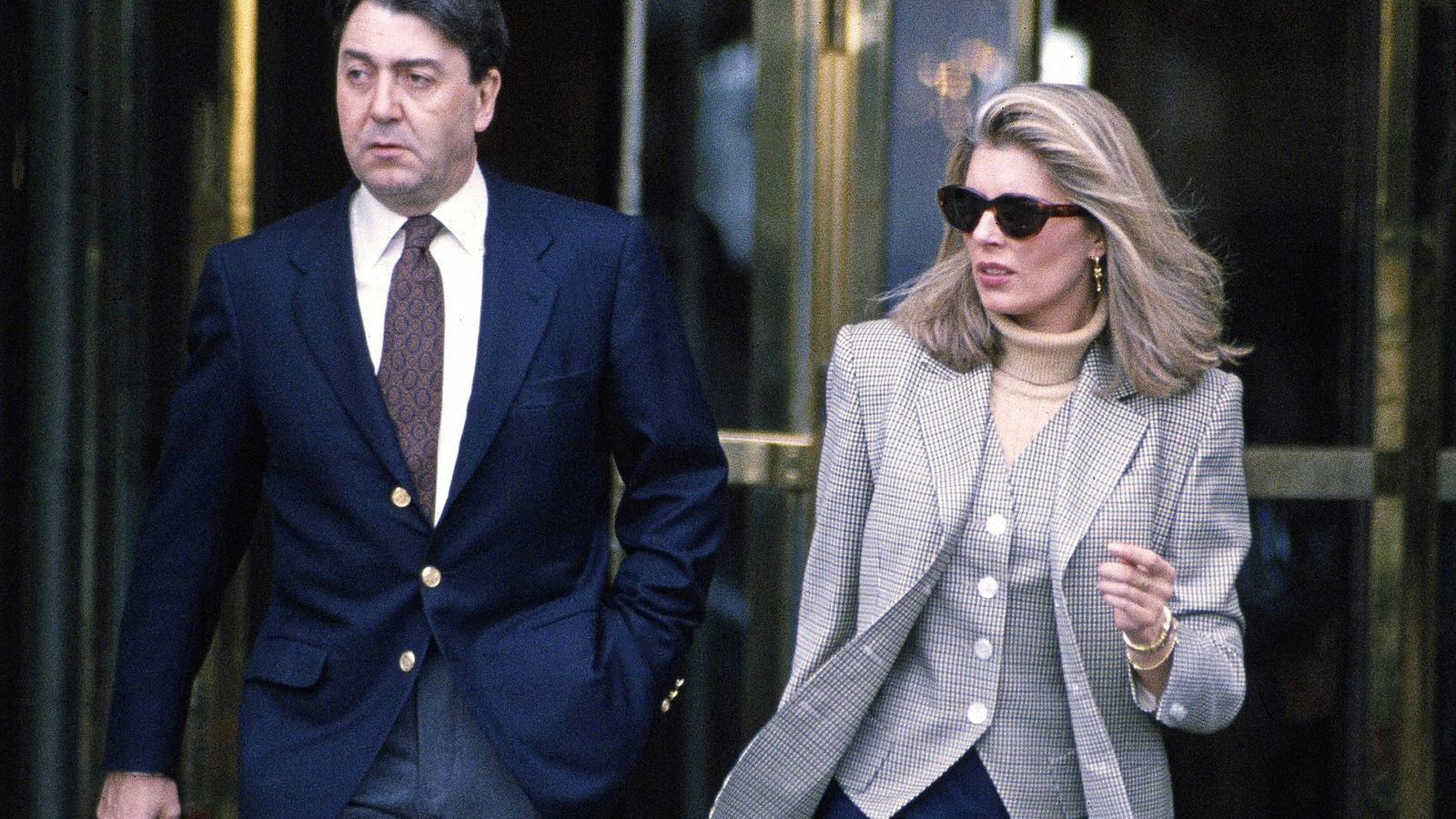 Foto de Alberto Cortina y Chávarri, pillados saliendo juntos de un hotel en Viena.