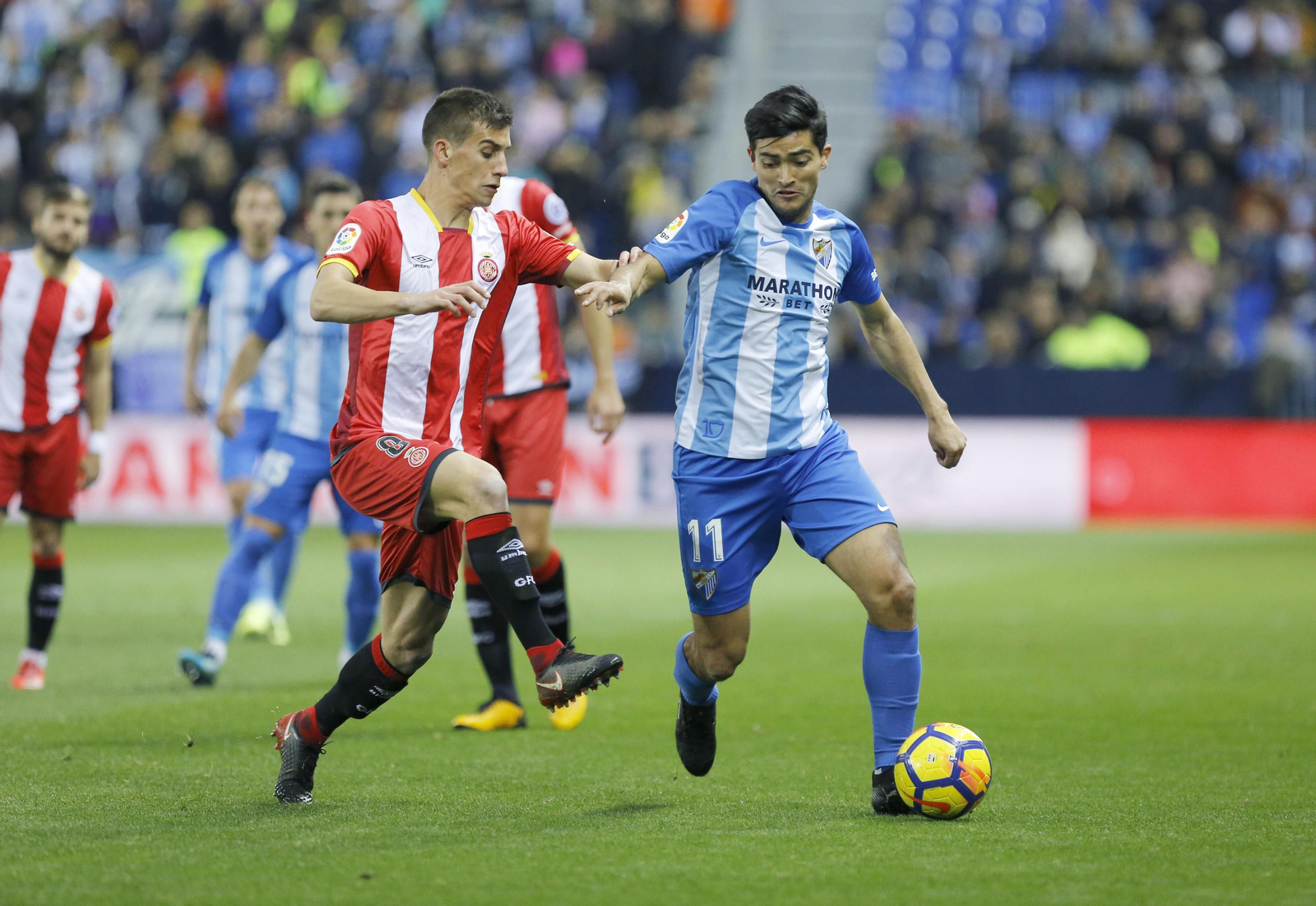 Las imágenes del Málaga-Girona