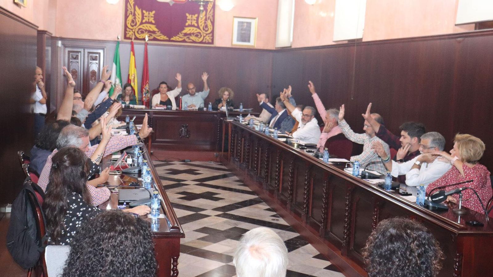 Votación por unanimidad en el pleno del Ayuntamiento