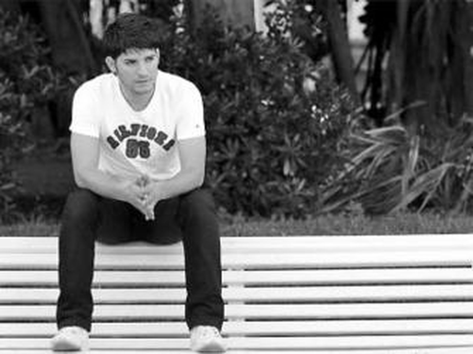 Antonio Romero, fotografiado en el Paseo de Canalejas.