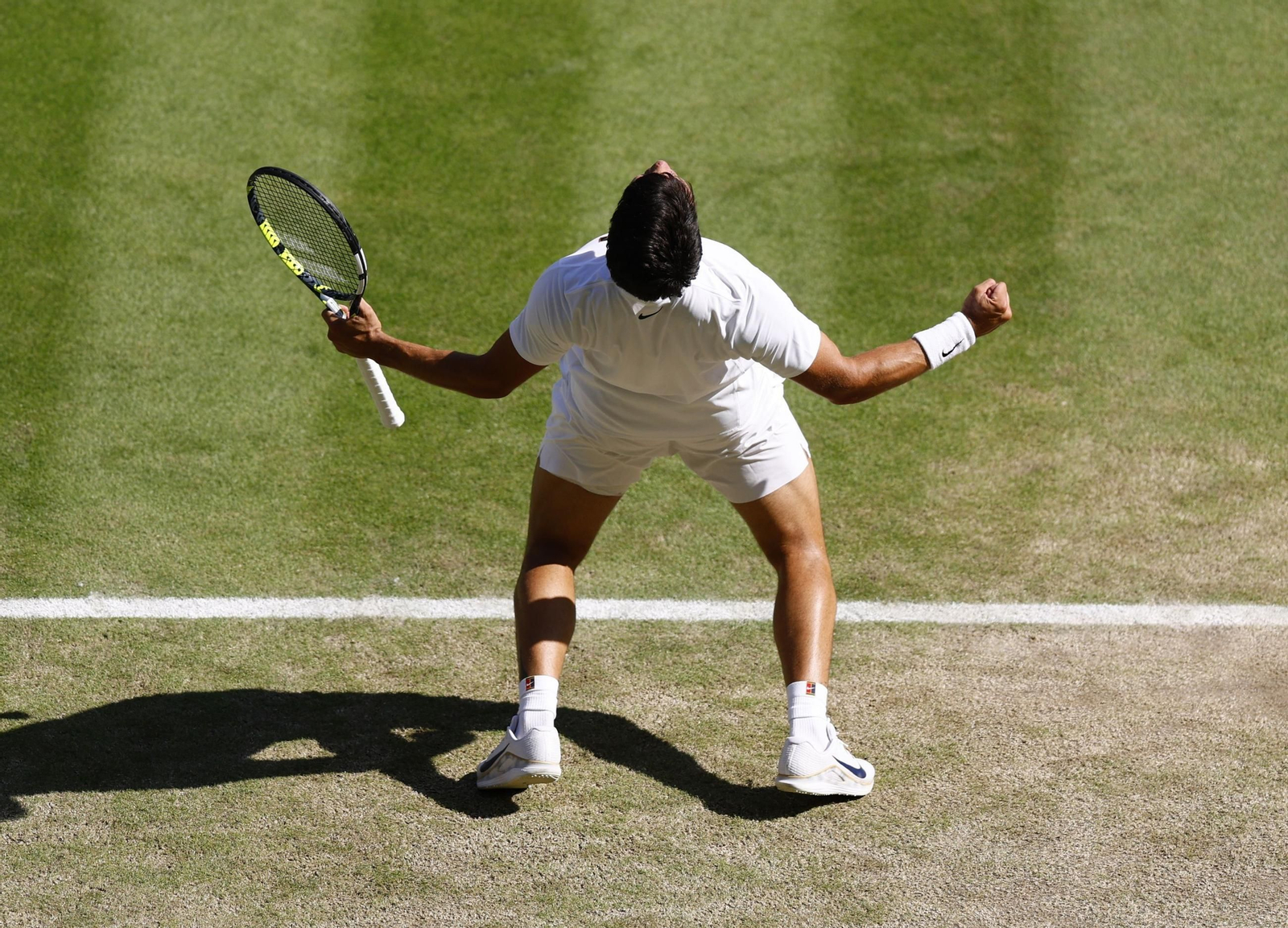 Las fotos del pase de Alcaraz a la final de Wimbledon Las fotos del pase de Alcaraz a la final de Wimbledon