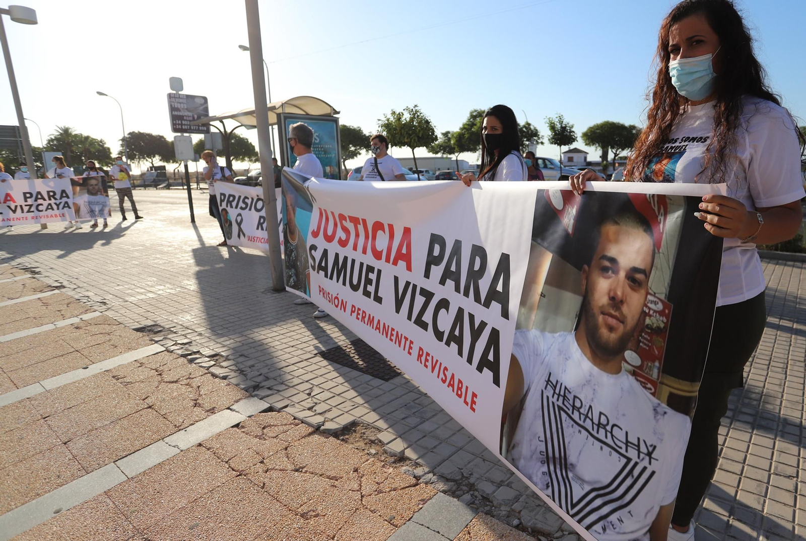 Imágenes de la llegada al juzgado de Ayamonte de uno de los principales imputados del crimen de Cartaya