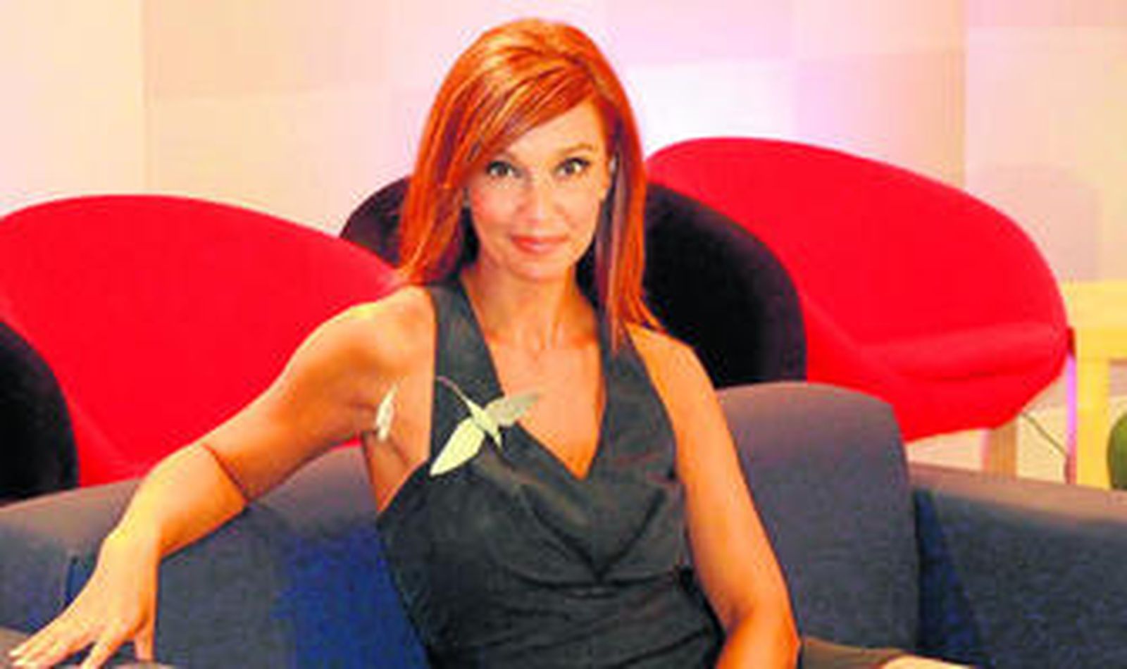 Mariló Maldonado, presentadora de 'Mira la vida', en el plató de este matinal producido en Málaga.