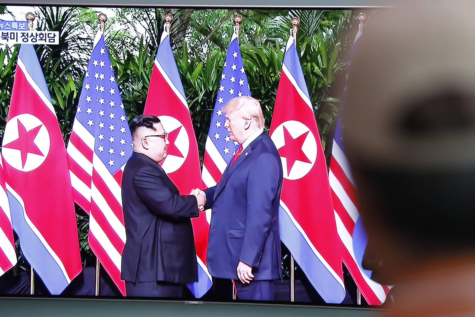 Las imágenes del encuentro entre Kim Jong-un y Trump