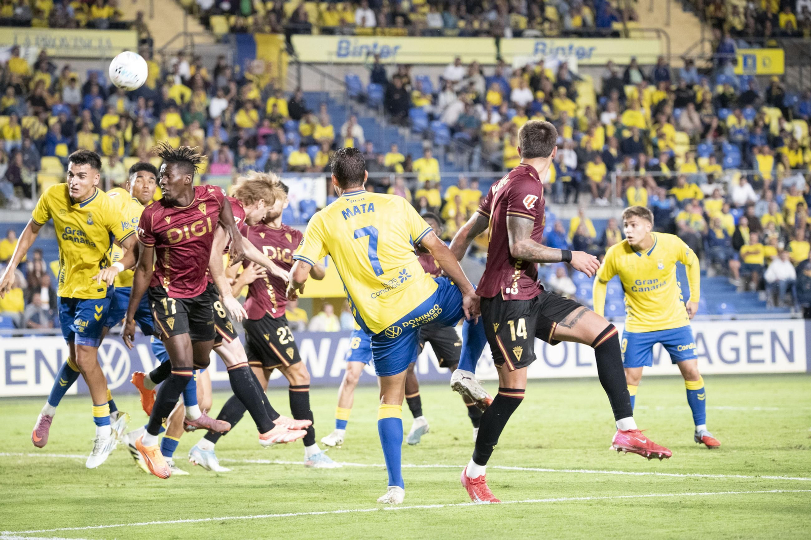 Las imágenes del Las Palmas-Cádiz CF