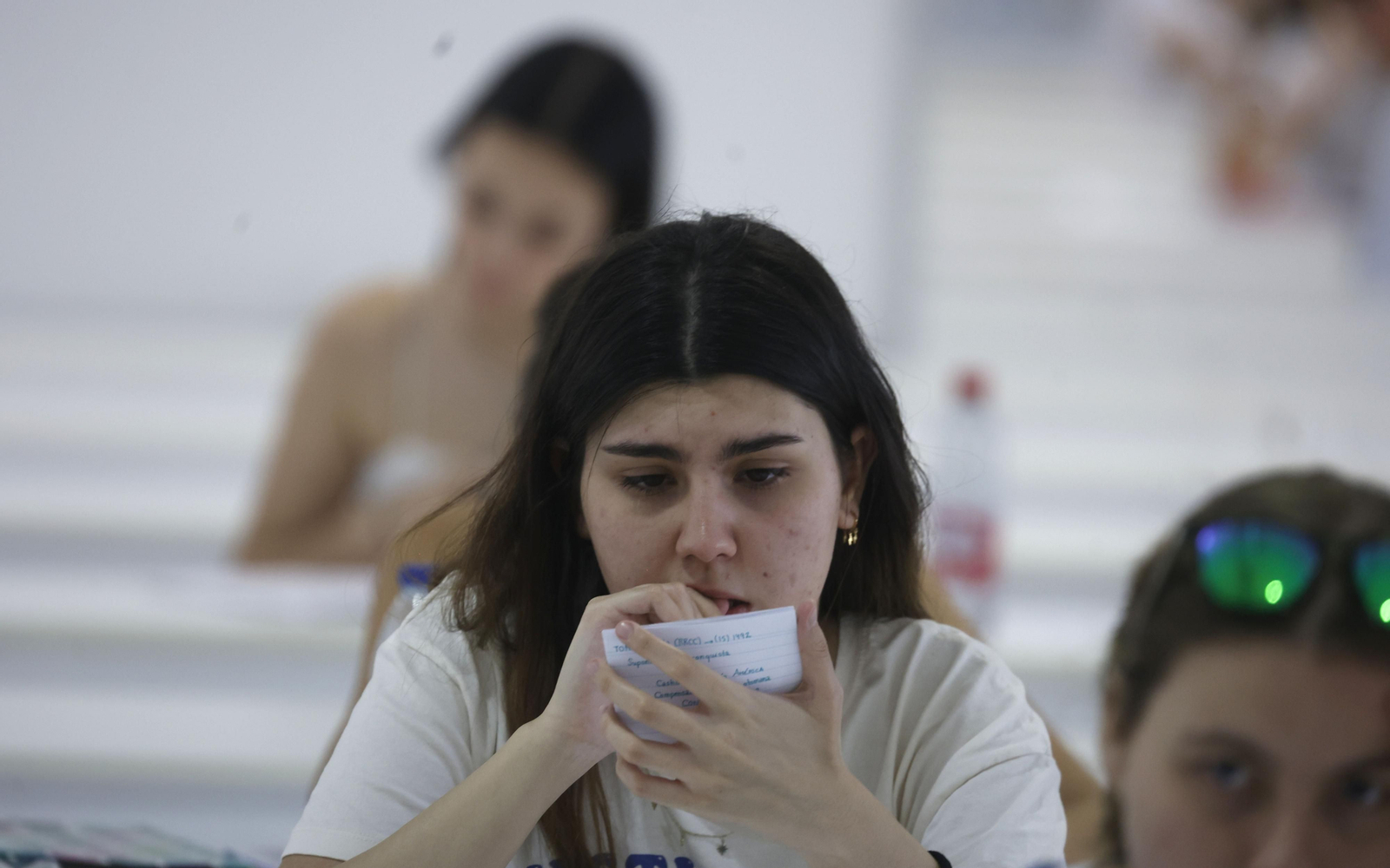 Imágenes del examen de selectividad en la UPO