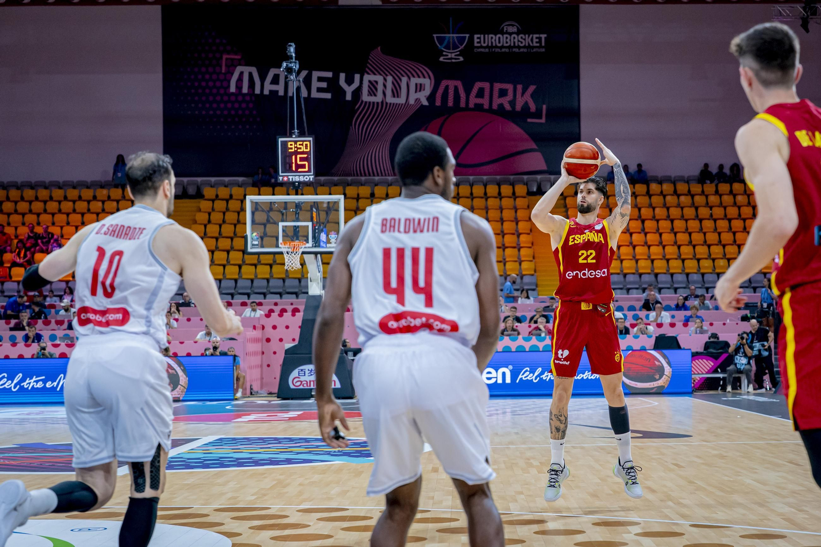 Las fotos del Georgia - España de baloncesto