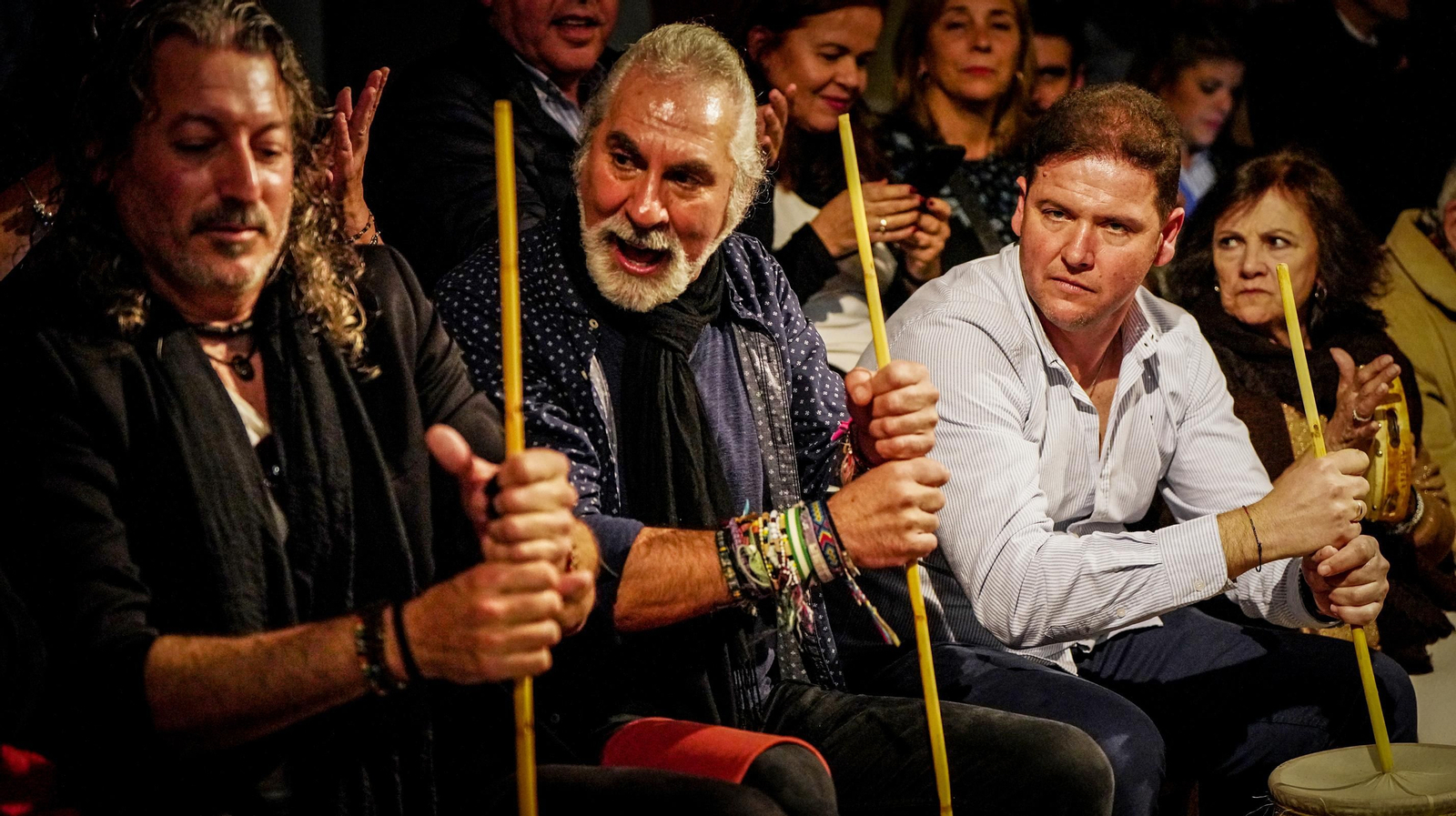 Zambomba flamenca en la peña Antonio Chacón de Jerez