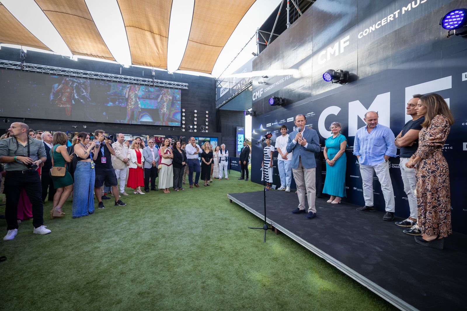 Imágenes de la inauguración del Concert Music Festival 2024 en Chiclana