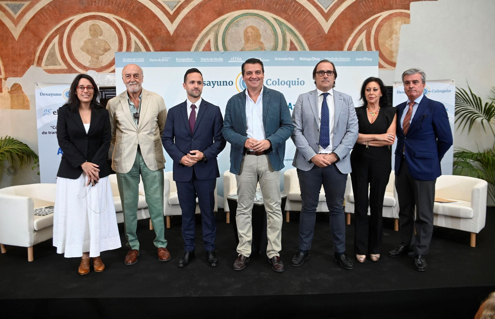 Raquel Montenegro, Juan Eusebio Benito, Alfonso Lujano, José María Bellido, Antonio Cleofé, Maria del Carmen Jiménez y Tomás Jodra