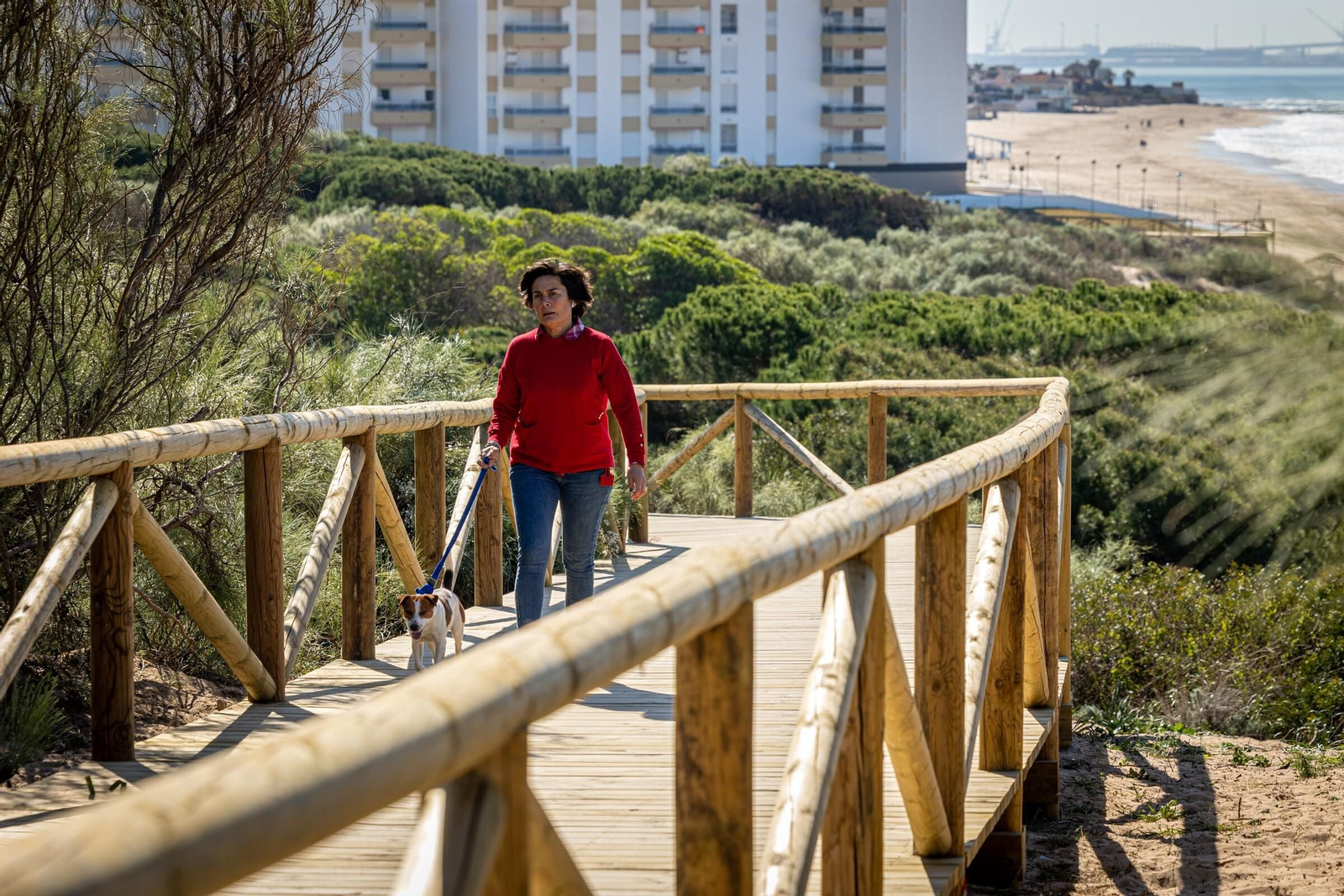 Una imagen del nuevo paseo peatonal ‘Blas de Lezo’, entre Las Redes y Vistahermosa. Una imagen del nuevo paseo peatonal ‘Blas de Lezo’, entre Las Redes y Vistahermosa.