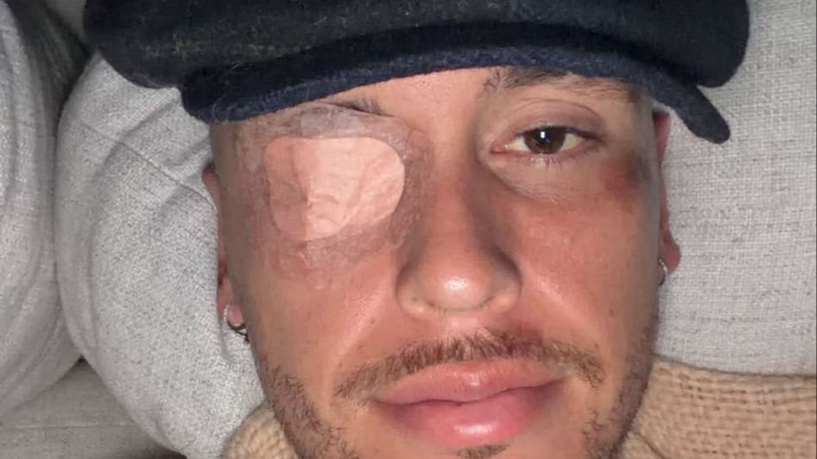 La historia de Lucas Ocampos en su cuenta de Instagram