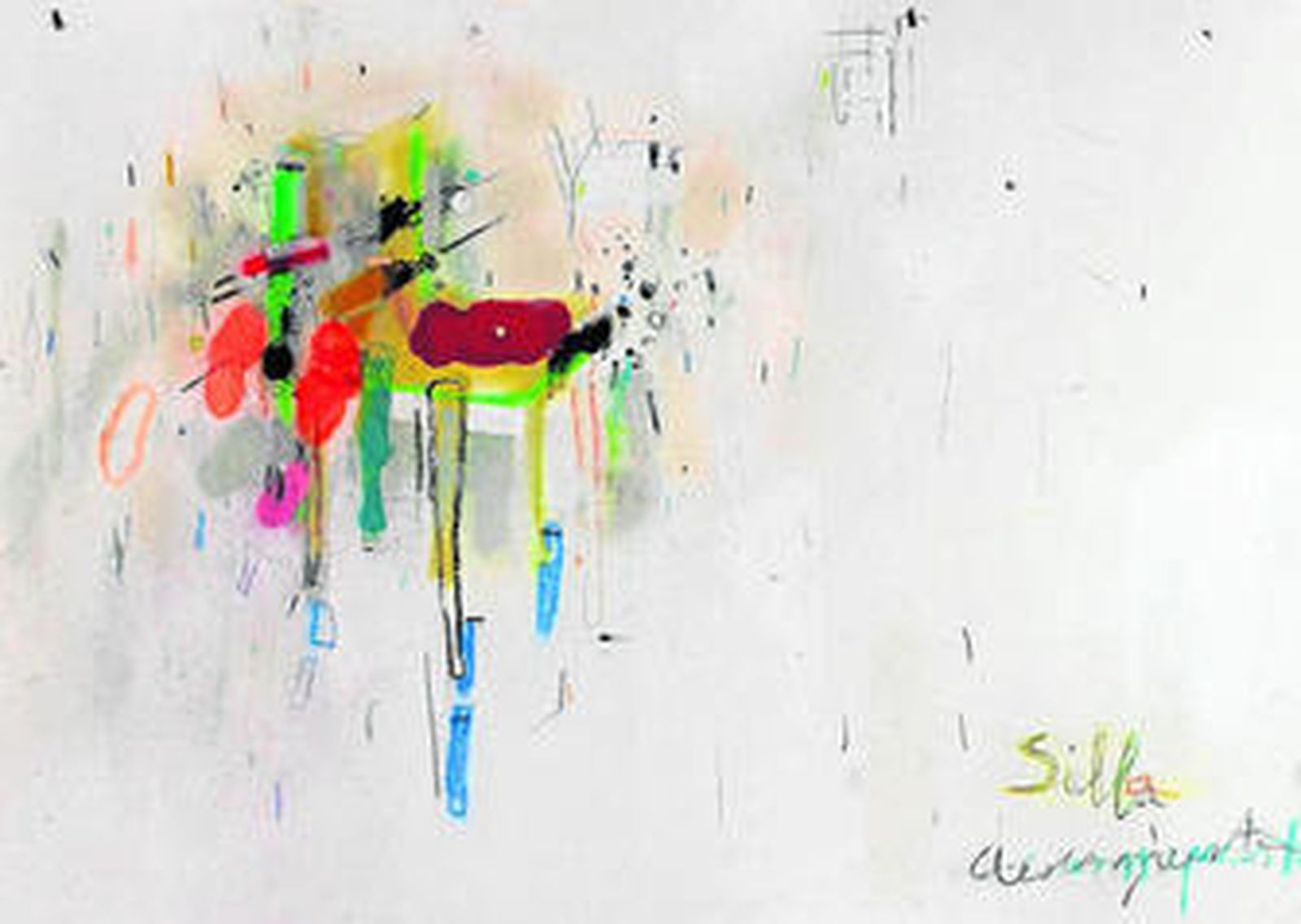 'Silla descompuesta' (técnica mixta, 2013), de Juanma Reyes.