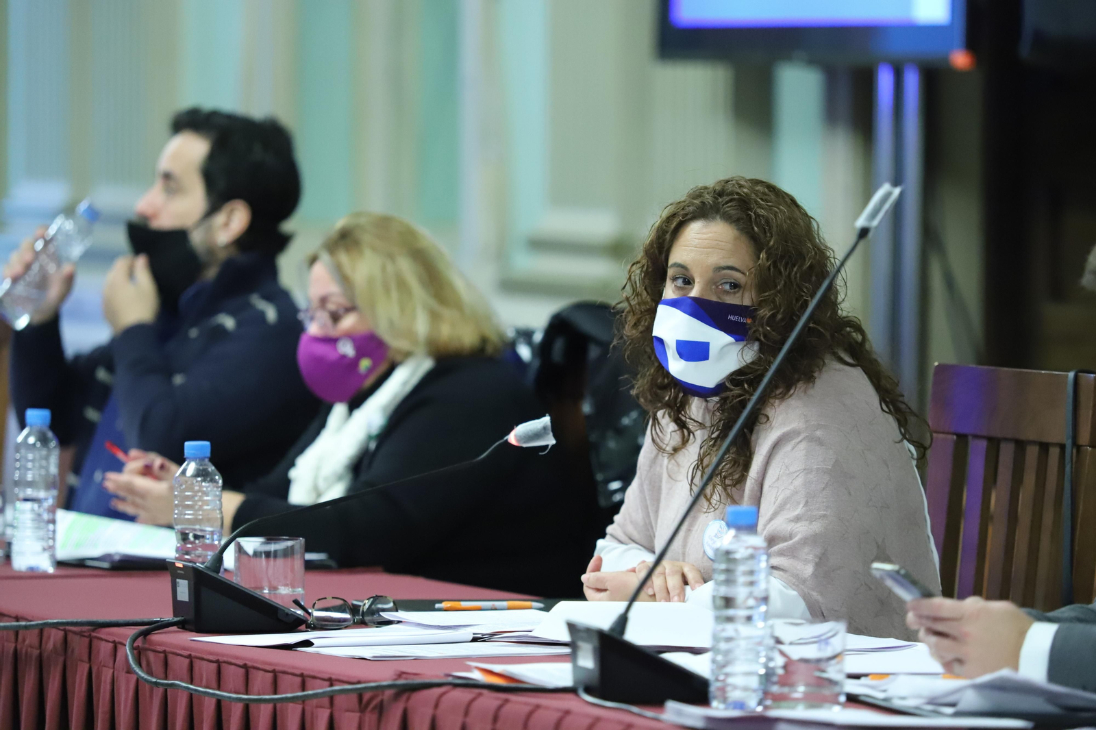 Pleno ordinario en el Ayuntamiento de Huelva
