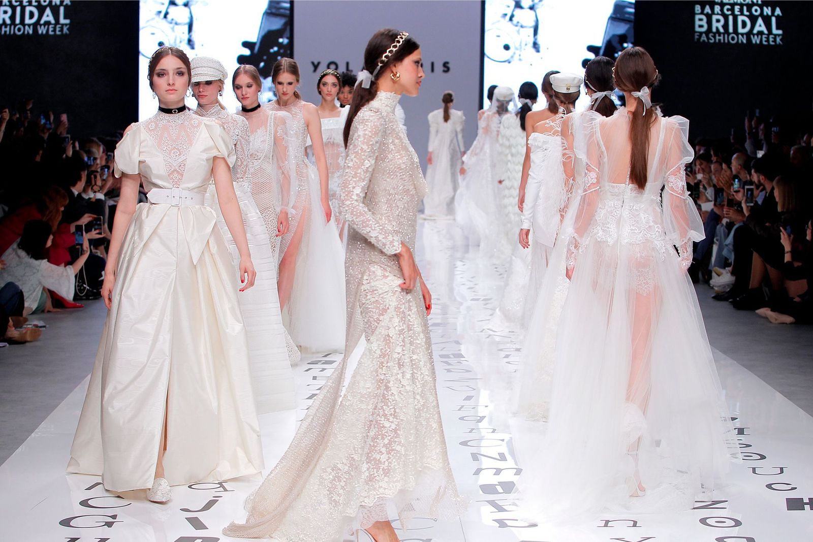 Desfile de la 'Barcelona Bridal Week' del año pasado.