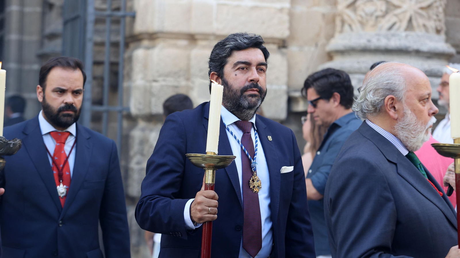 Salida del Corpus de Minerva de San Miguel en Jerez