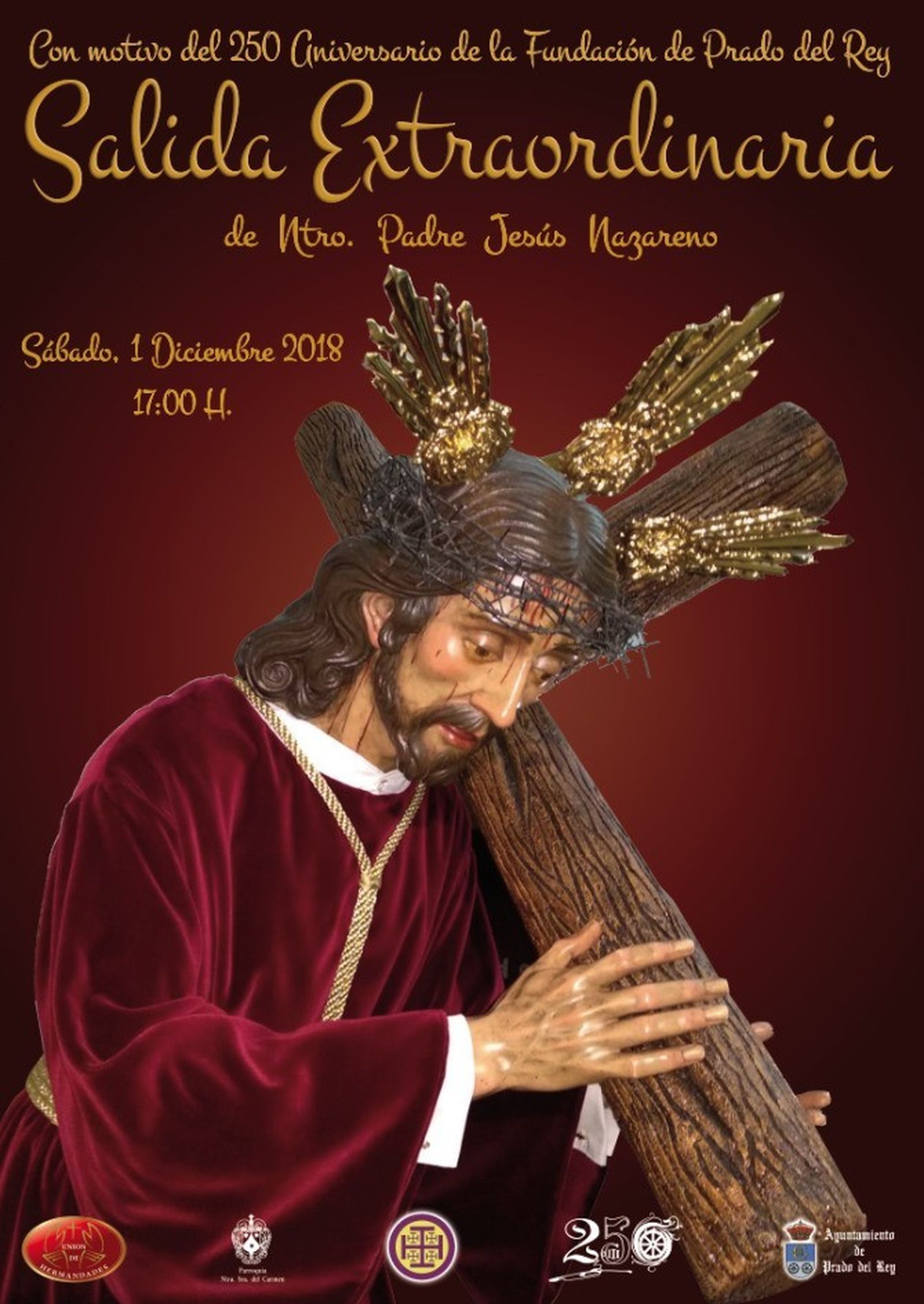 El cartel anunciador de la salida histórica de El Nazareno