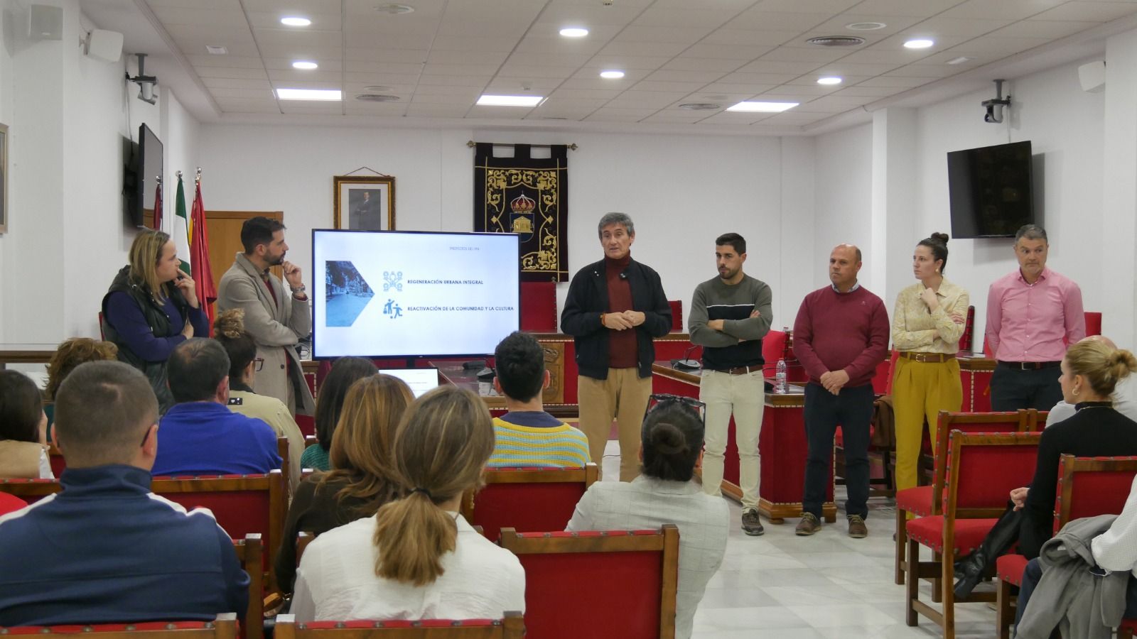 Presentación del plan del Ayuntamiento.