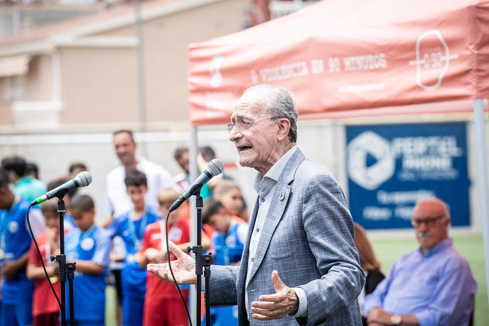 Vicente del Bosque apadrina el IV Torneo de Fútbol 7 "Málaga en Valores"