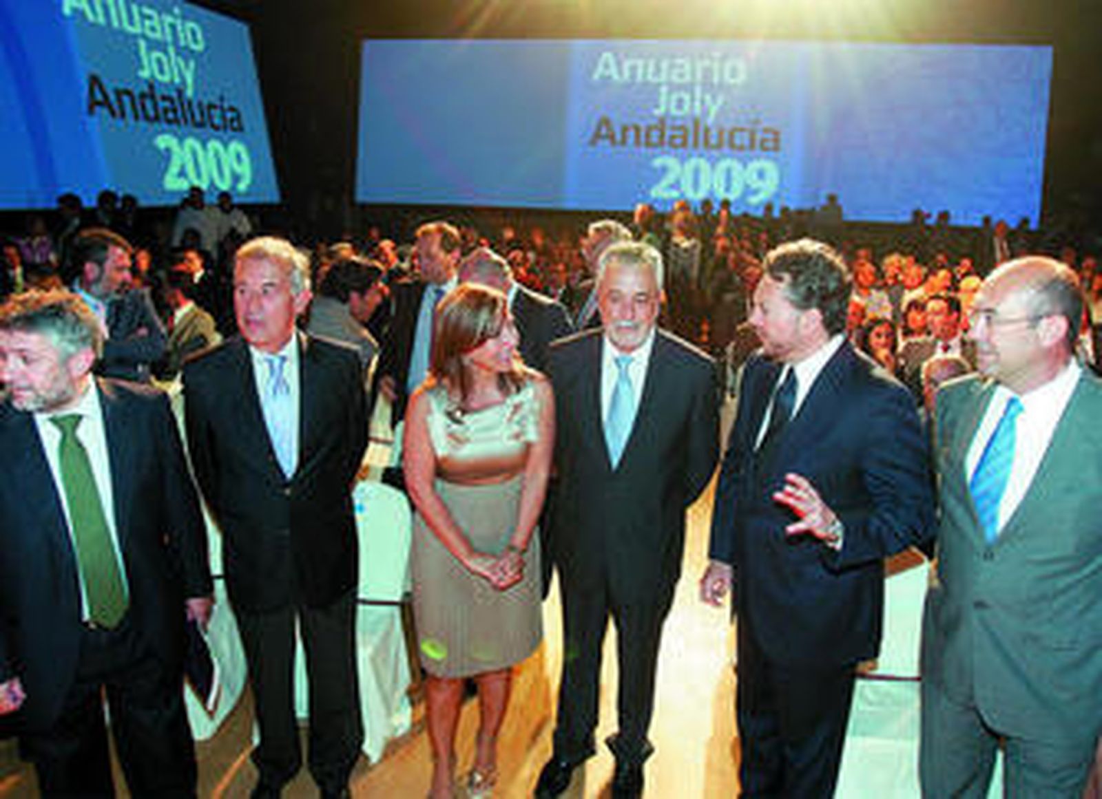 Carmelo Calvo, Juan José López Garzón, Pilar Sánchez, José Antonio Griñán, José Joly Martínez de Salazar y Francisco Ferraro.