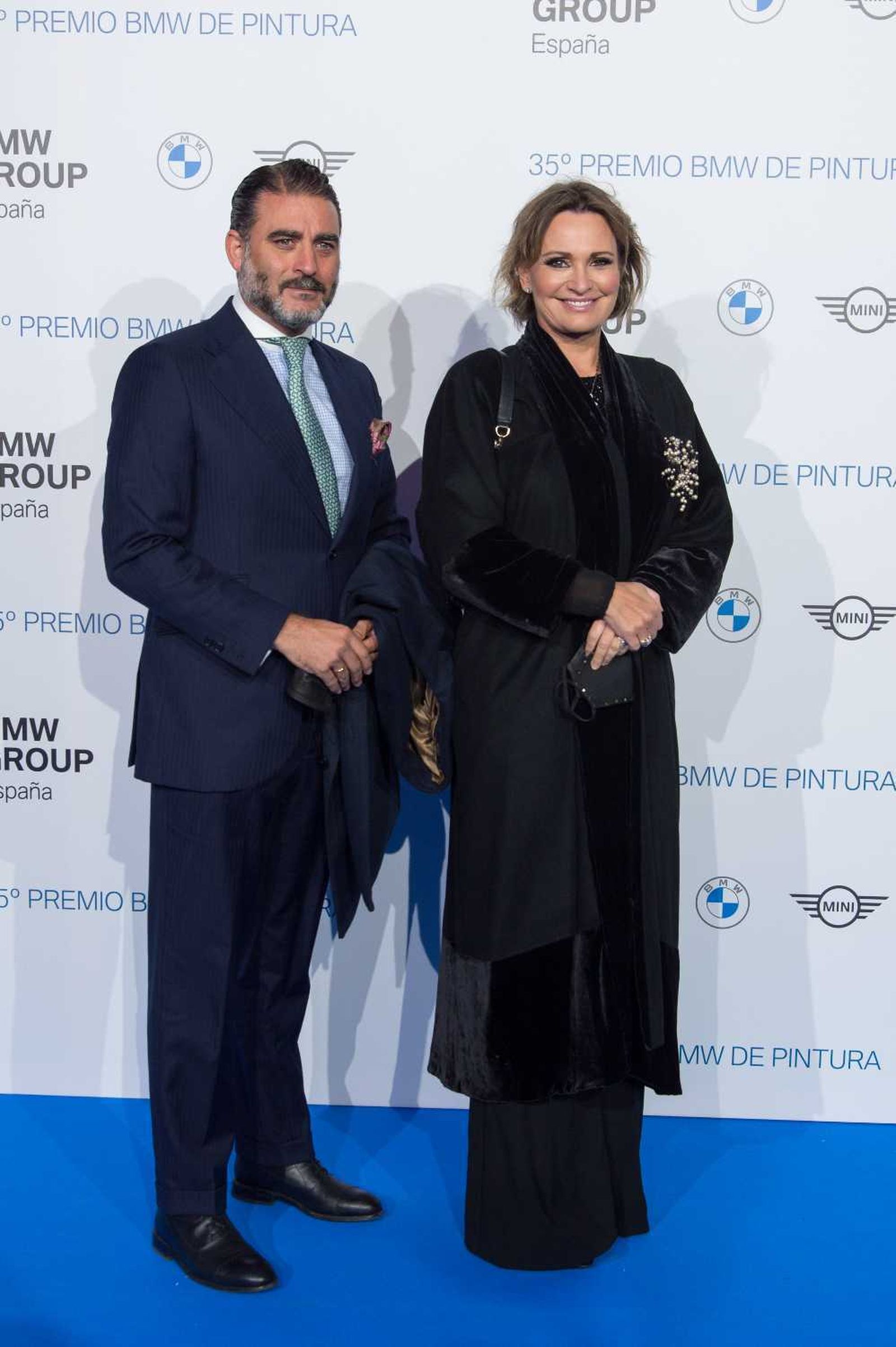 Ainhoa Arteta y Matías Urrea, en un 'photocall'.