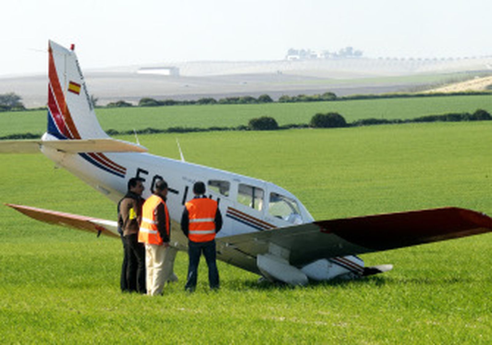 La última avioneta que se accidentó en Jerez sufrió una avería del motor