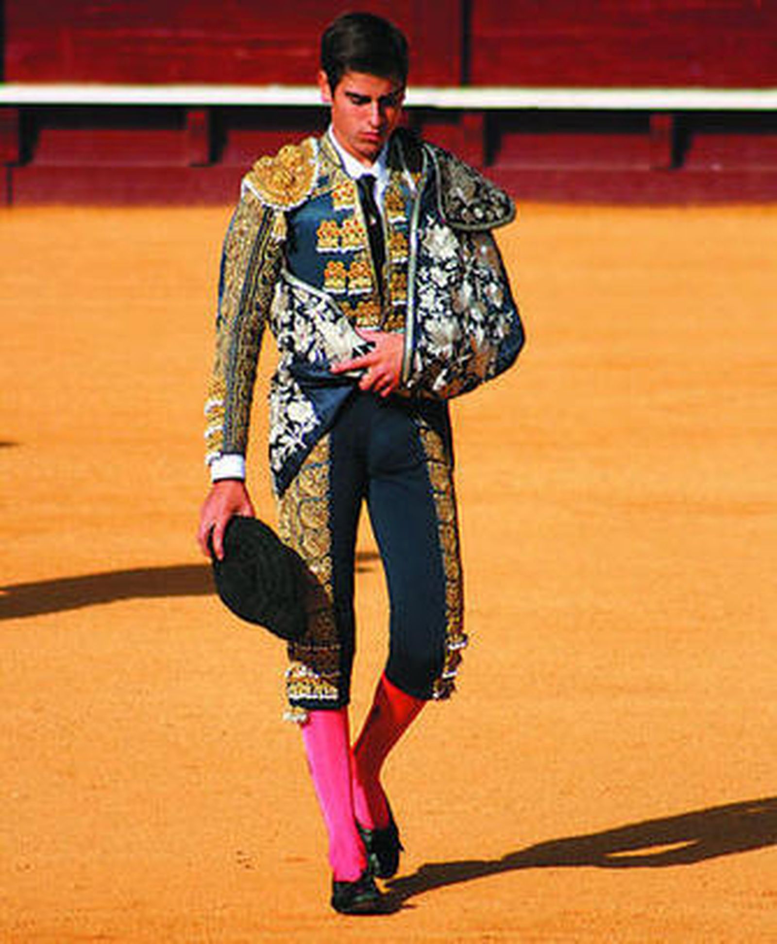 El novillero linense Miguel Pacheco.