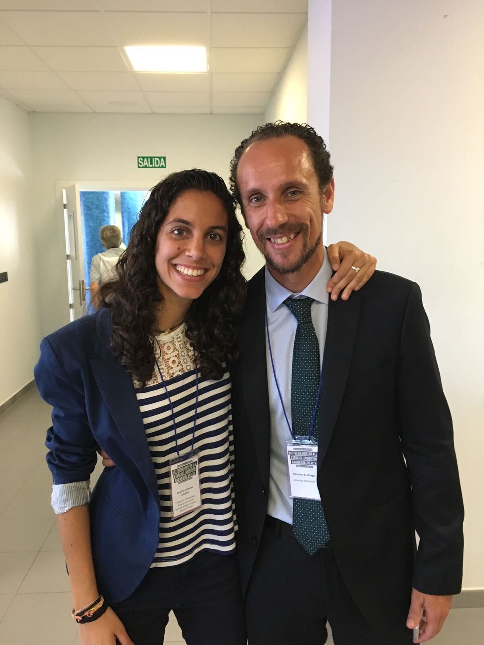 Los investigadores de la UGR Cristina Cadenas-Sanchez y Francisco Ortega, autores de este trabajo.