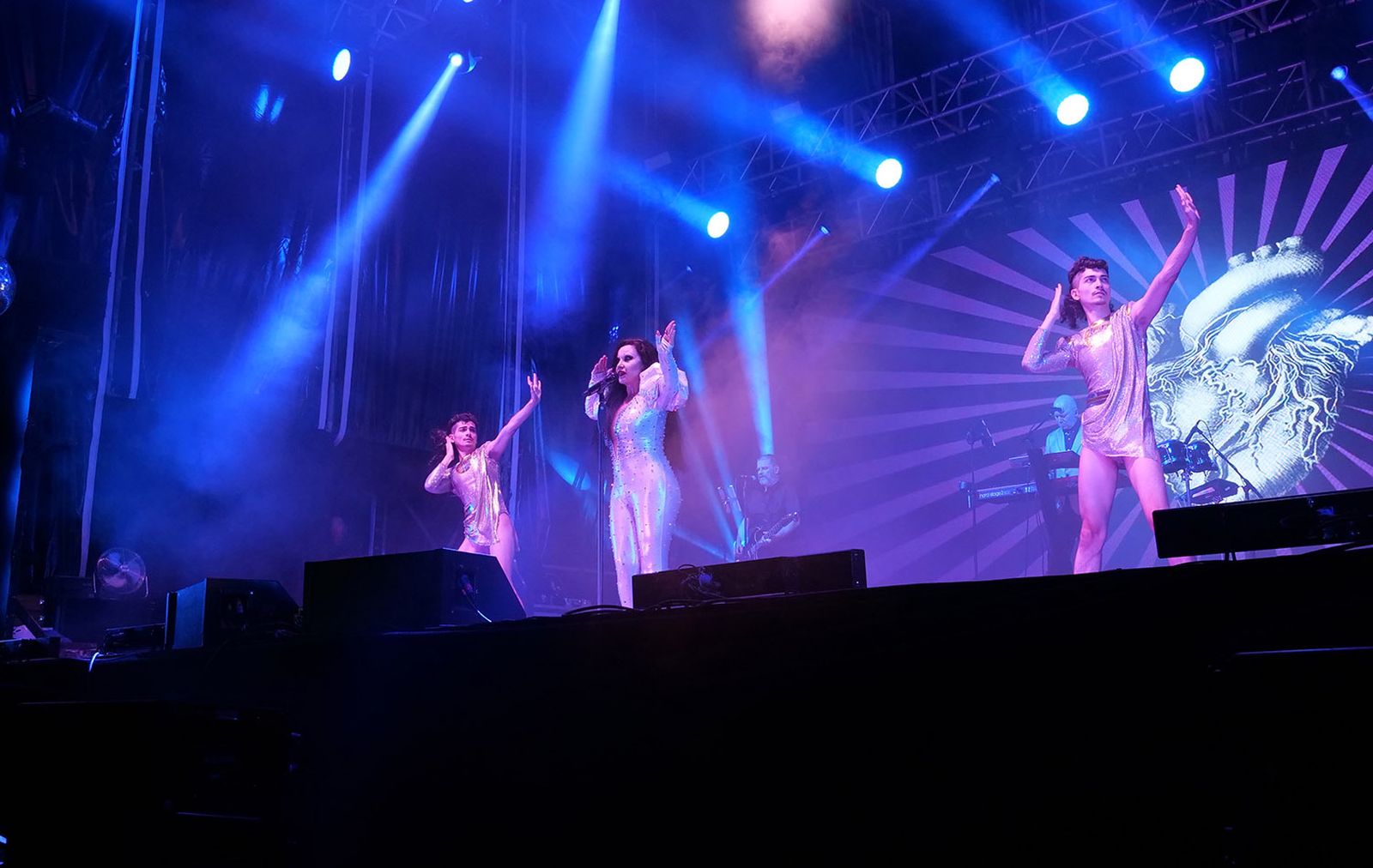 El concierto de Fangoria en Roquetas de Mar, en imágenes