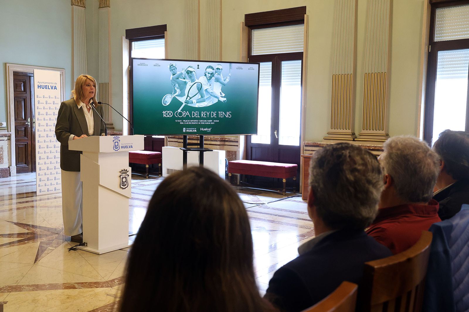 Imágenes de la presentación del cartel de la edición 100 de la Copa del Rey de Tenis