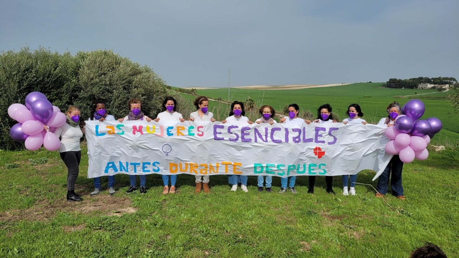 Acto de Cáritas por el Día Internacional de la Mujer.