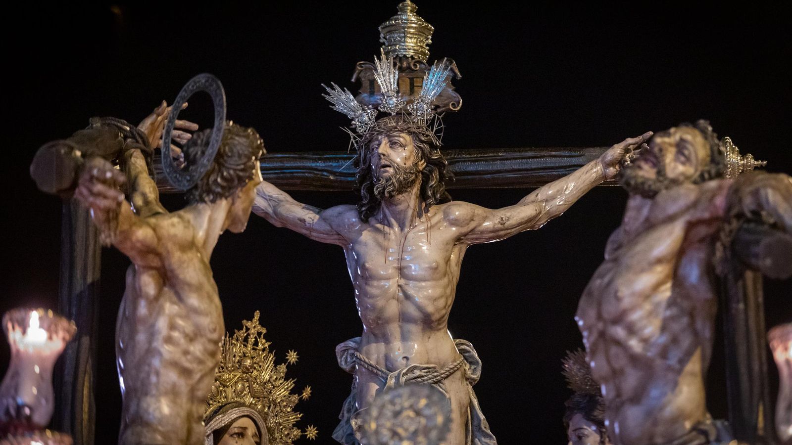 Las imágenes de la cofradía del Perdón en la Semana Santa de Cádiz 2022