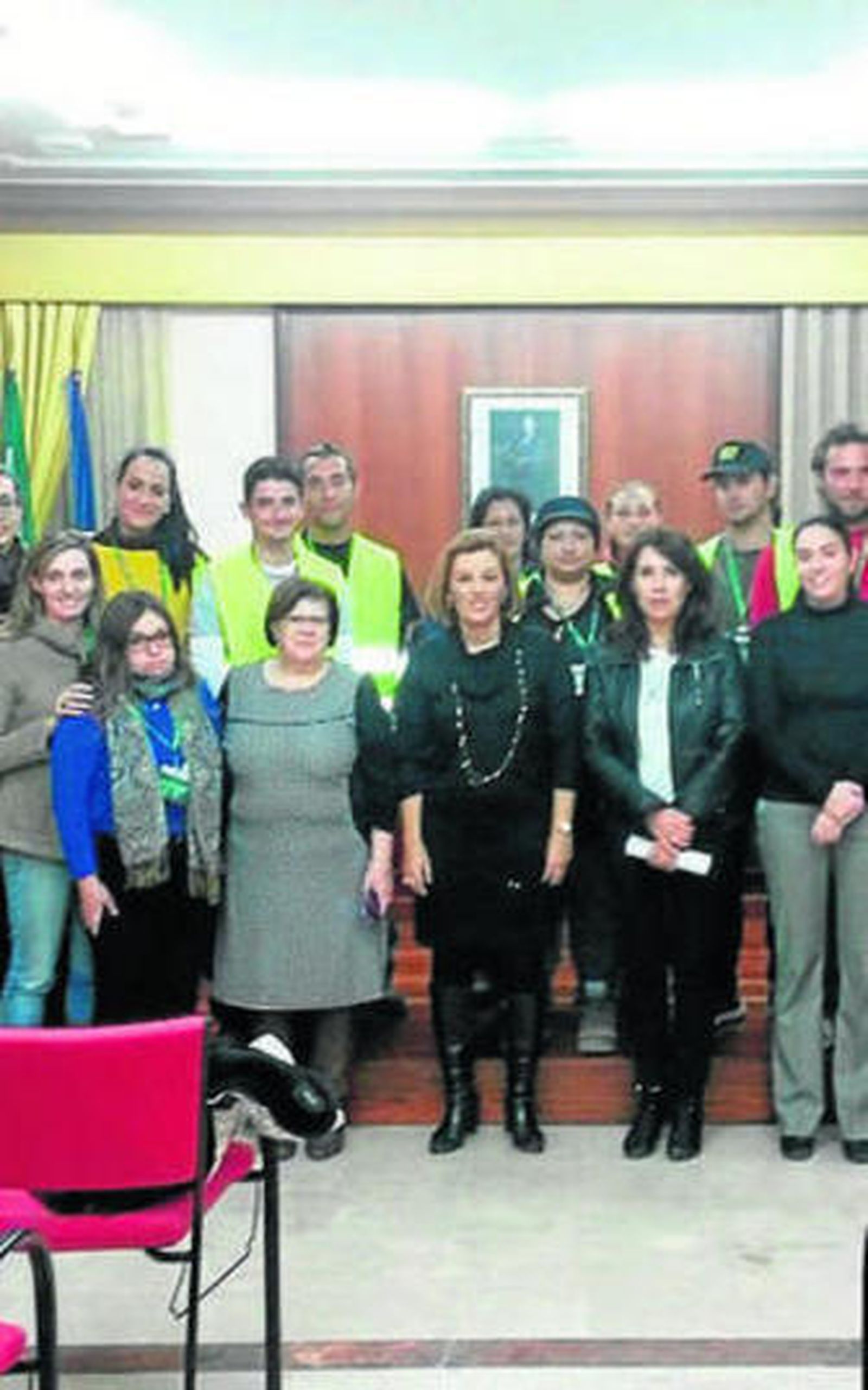 Momento de la visita.