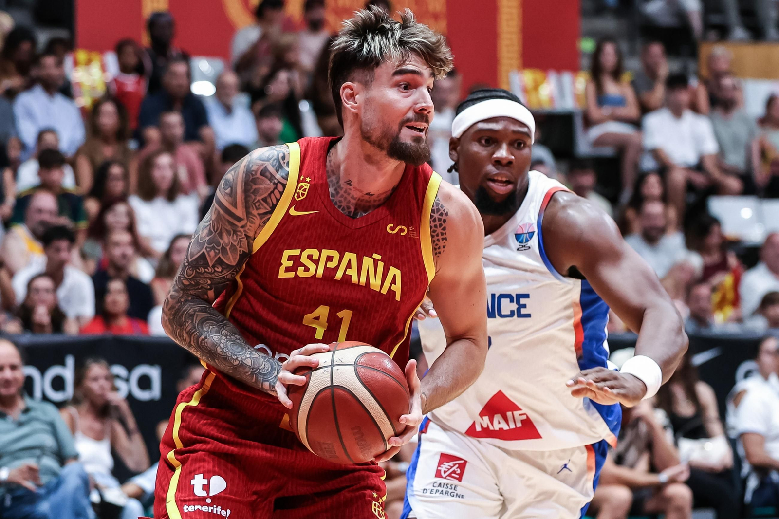 Las fotos del España - Francia de baloncesto